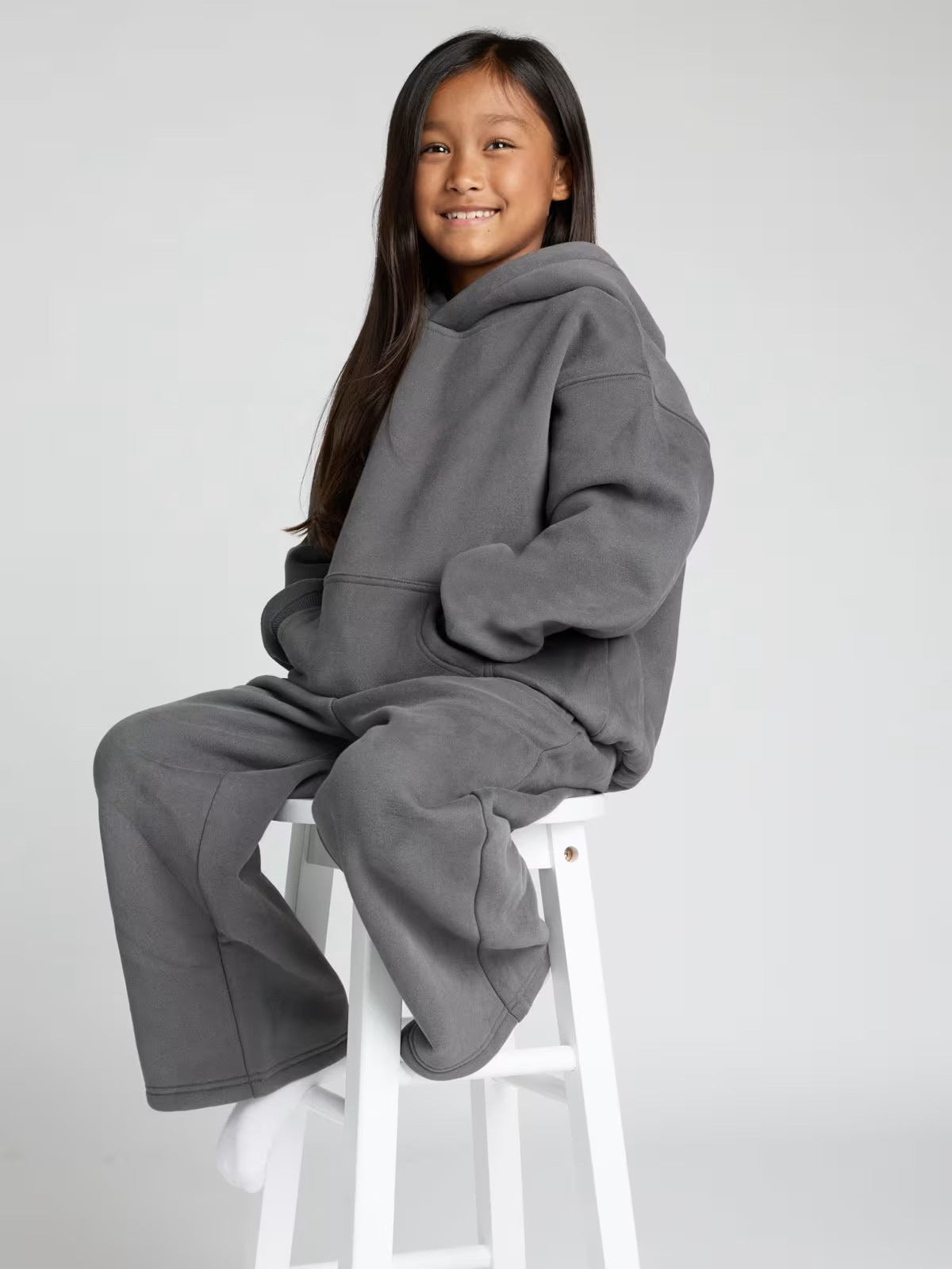 Sweat à capuche pour femme, confortable, tendance, oversized
