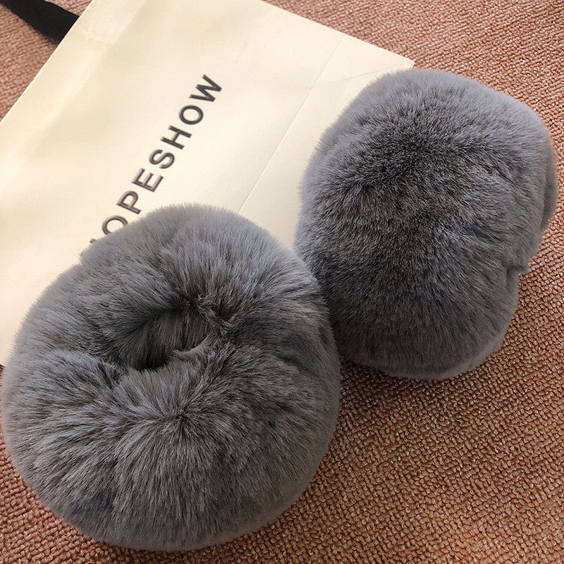 Cache-oreilles pour femmes Doux Peluche Chaud