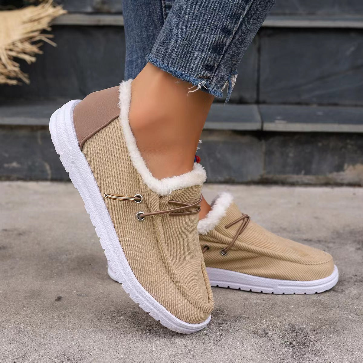 Pantoufles douillettes pour femme, chaudes, confortables et antidérapantes