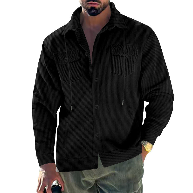 Veste en velours côtelé homme Coupe classique Pratique