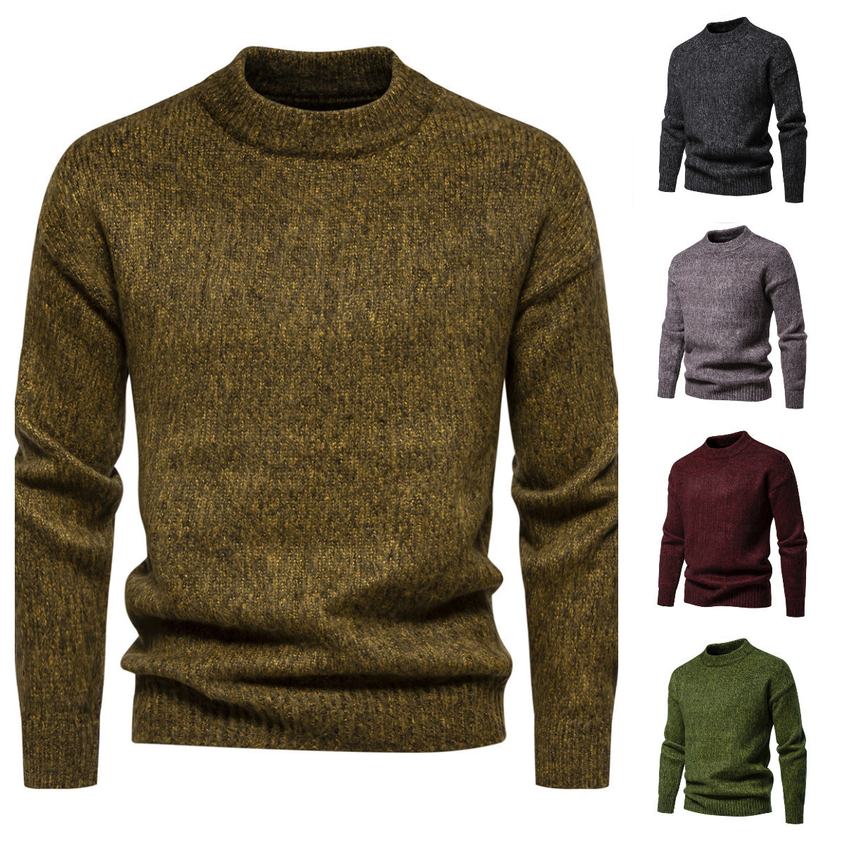 Herren Pullover Langarm Bequem Stylish - IdealeKleiden