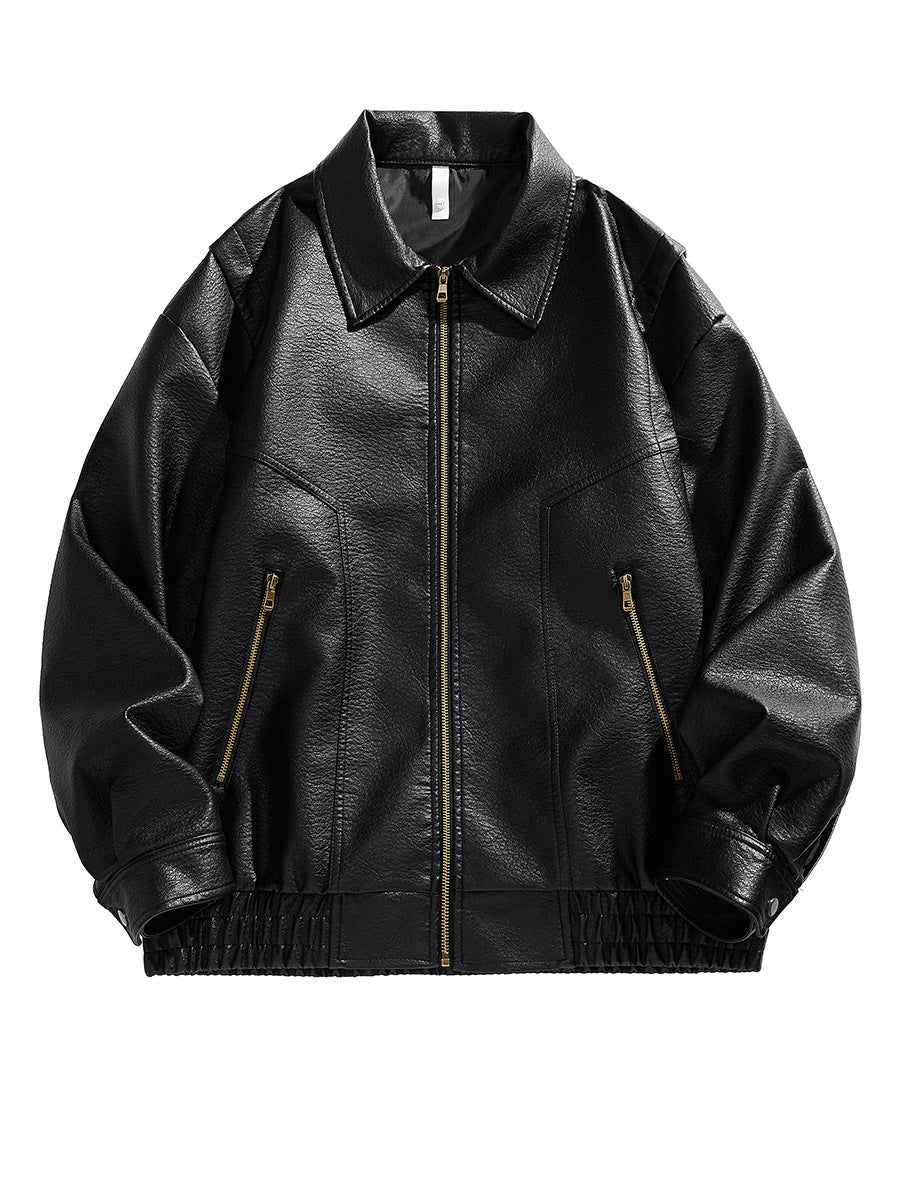Veste courte élastique pour hommes avec poches