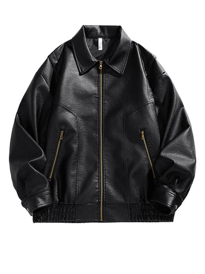 Veste courte élastique pour hommes avec poches