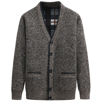 Cardigan Homme Moderne Col V Design Élégant