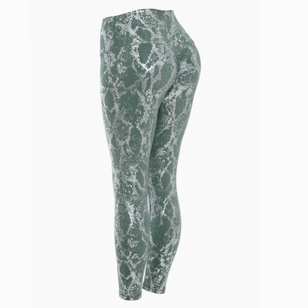 Legging de sport femme motif serpent taille haute