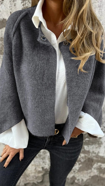 Veste courte en cachemire pour femme Qualité luxe