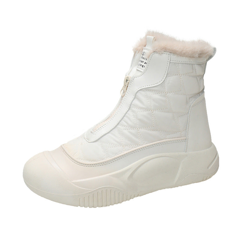 Bottes d'hiver pour femme isolées chaudes confortables neige