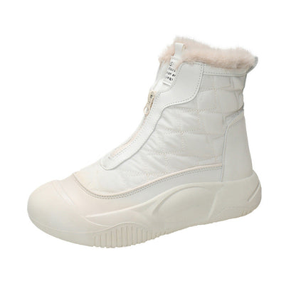Bottes d'hiver pour femme isolées chaudes confortables neige