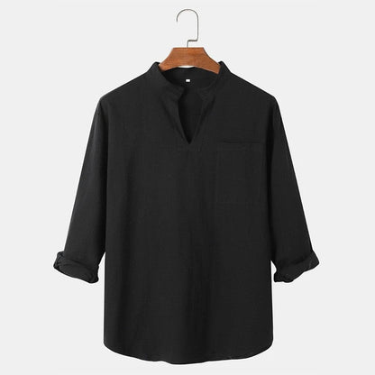 Chemisier d'été chic en lin pour femme