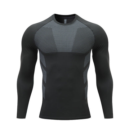 T-shirt de sport à manches longues coupe confort pour homme