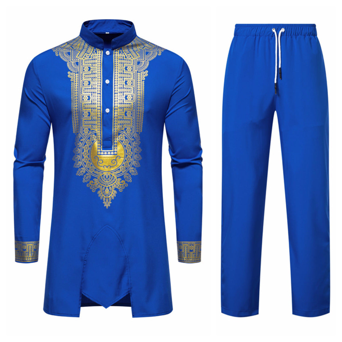 Costume deux pièces élégant à motif exclusif pour hommes