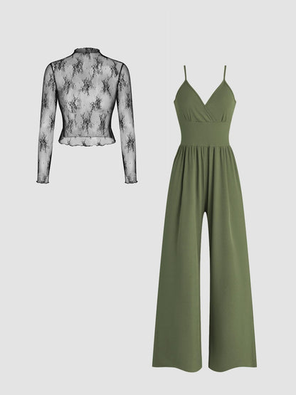 Combinaison Cocktail Femme Élégante Grande Taille