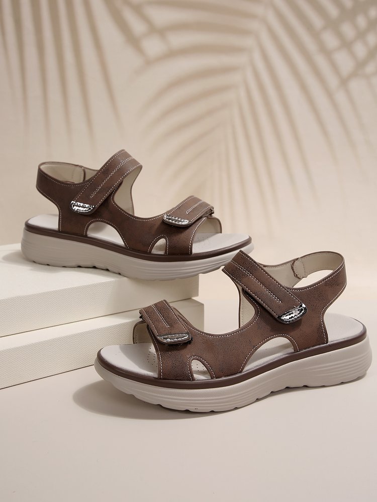 Sandales de sport pour femmes Confortables Fermeture velcro