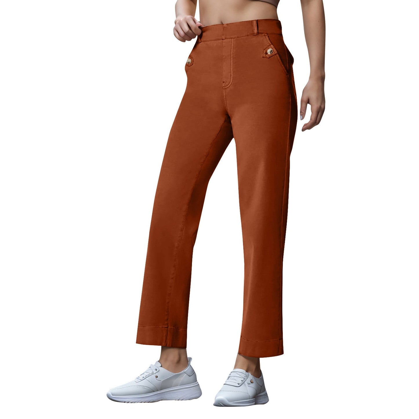 Pantalon Femme Ample Confortable Coupe Élégante