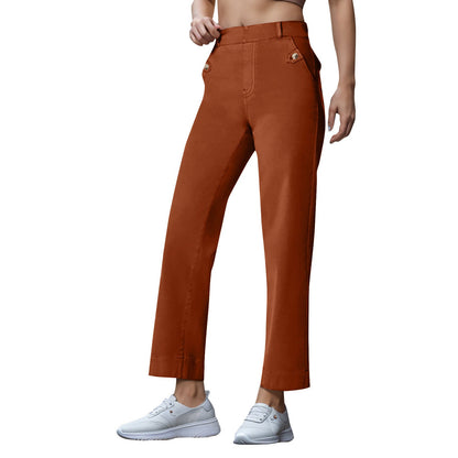 Pantalon Femme Ample Confortable Coupe Élégante