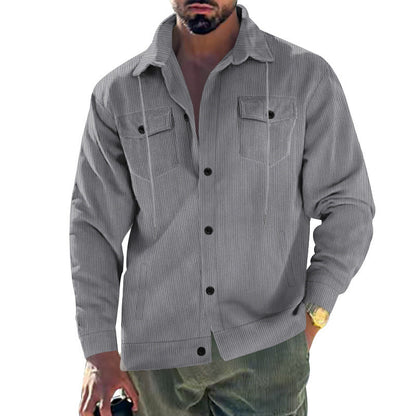 Veste en velours côtelé homme Coupe classique Pratique