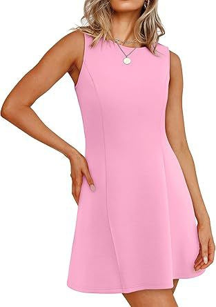 Damen Sommerkleid A-Linie Elegant Kurz - IdealeKleiden