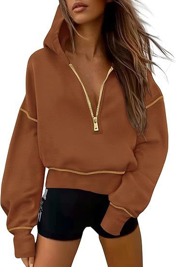 Femme Hoodie Zippé Stylé Moderne