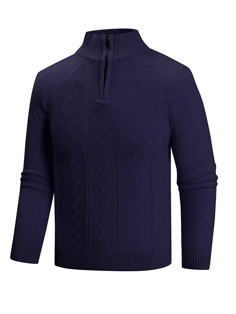 Pull Homme Col Montant Design Élégant