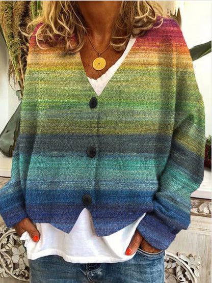 Cardigan élégant boutonné pour femme