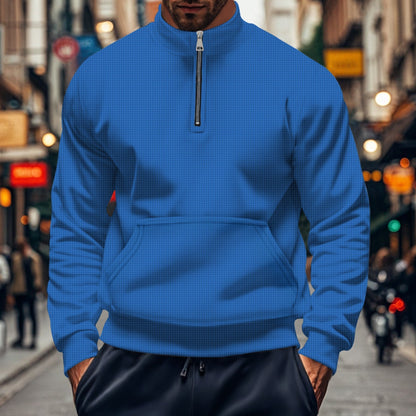 Bequeme Kängurutasche Baumwolle Relaxed Fit - IdealeKleiden