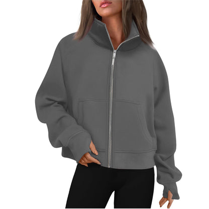 Veste de survêtement femme col montant confortable