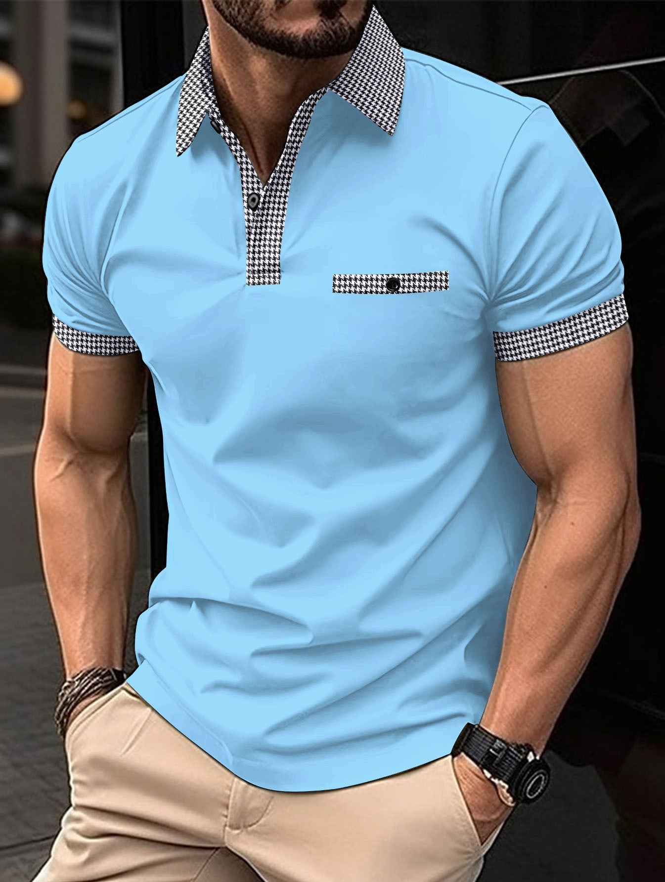 Polo homme classique blanc
