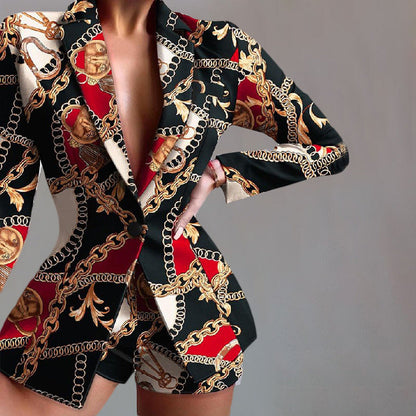 Robe élégante Imprimé léopard Cintrée Chic