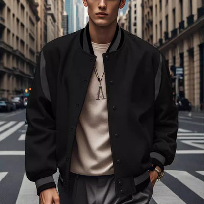 Blouson aviateur homme Sportif Moderne Manches contrastantes