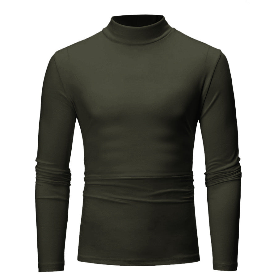 Pull col roulé homme coupe ajustée élégant