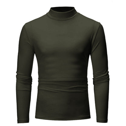 Pull col roulé homme coupe ajustée élégant