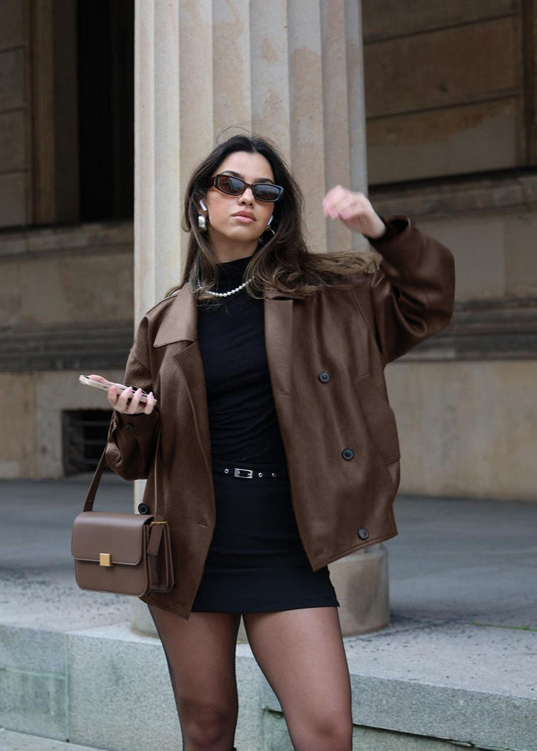 Veste oversize pour homme style double patte