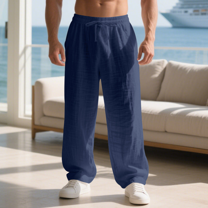 Robes d'été confortables en coton léger avec cordon de serrage