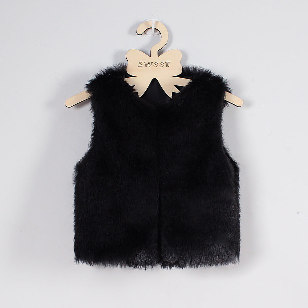 Gilet femme en fausse fourrure Doux Style moderne