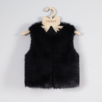 Gilet femme en fausse fourrure Doux Style moderne
