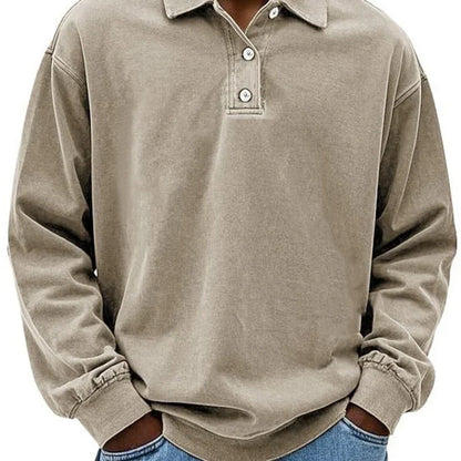 Polo manches longues homme sportif