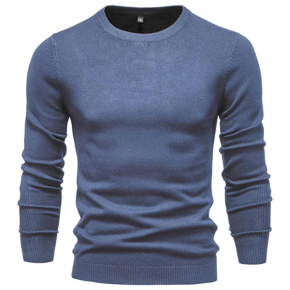 Pull homme col rond coton design élégant