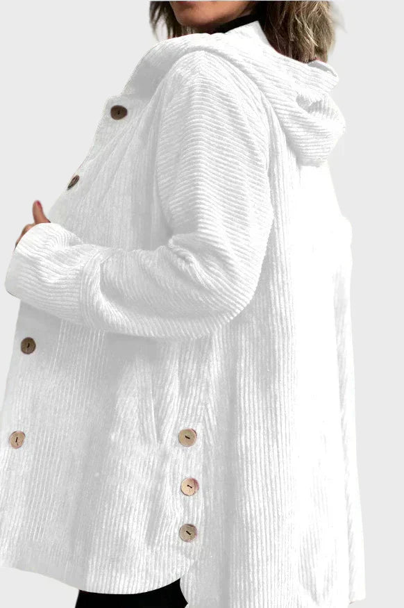 Veste d'hiver pratique Capuche et boutons