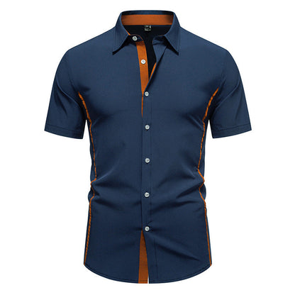 Chemise homme manches courtes style moderne