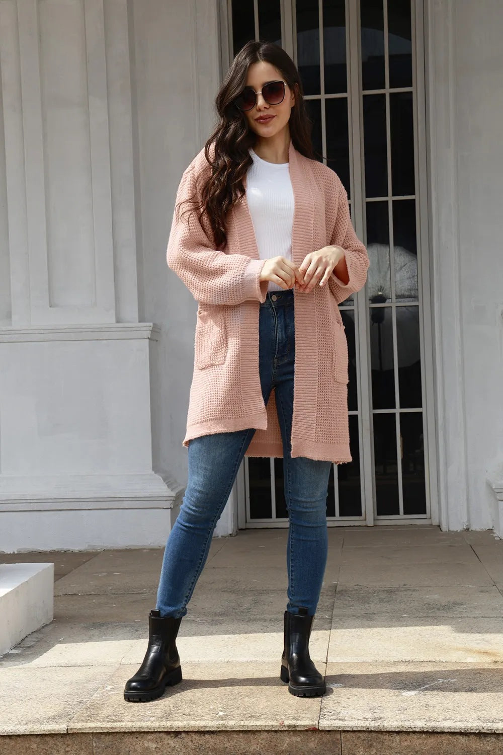 Cardigan Élégant Grande Taille pour Femme