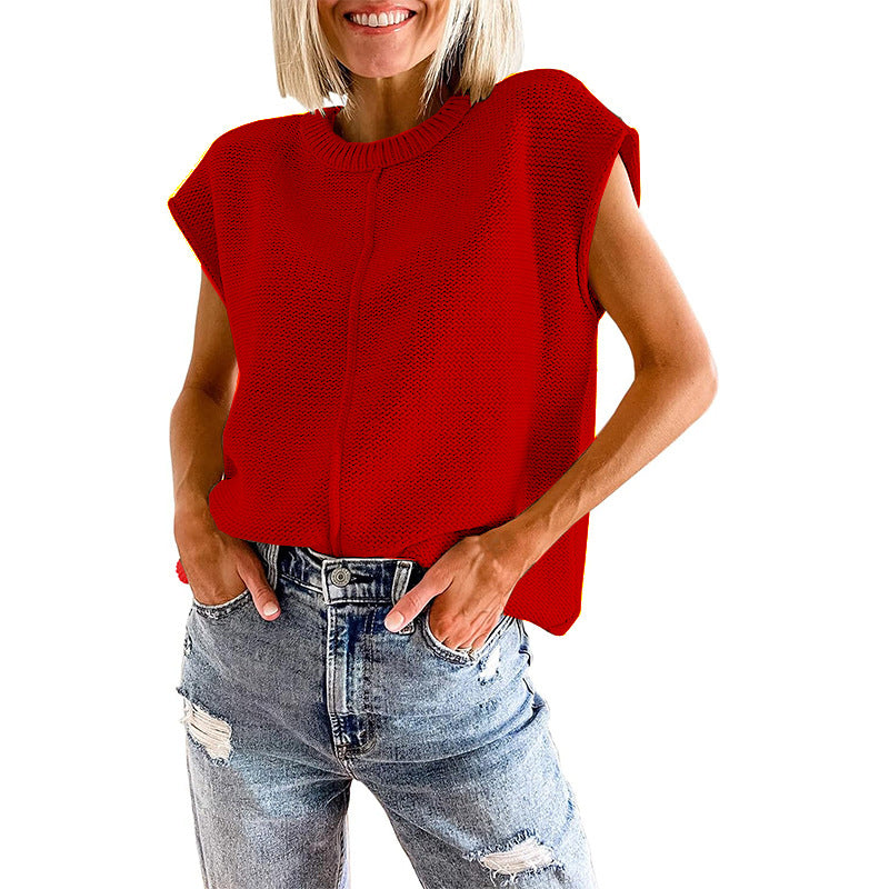 Débardeur en maille élégant pour femme