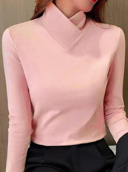 Pull à col roulé élégant pour femme de haute qualité