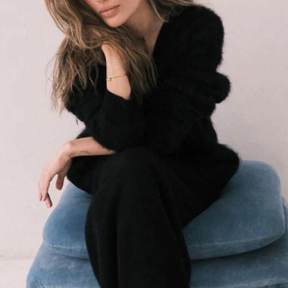Cardigan doux femme manches longues élégant