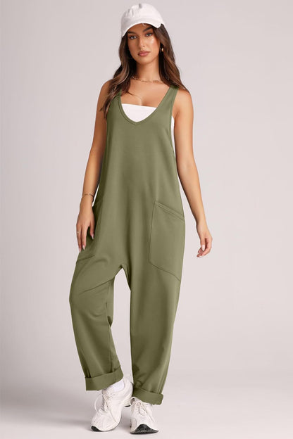 Combinaison femme confort avec grandes poches et tissu stretch
