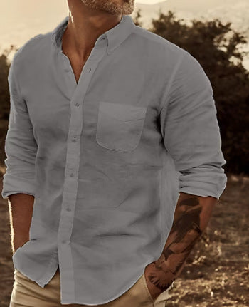 Chemise légère respirante pour homme, mode estivale
