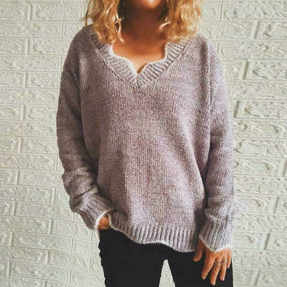 Pull pour femme - Automne Confortable Uni