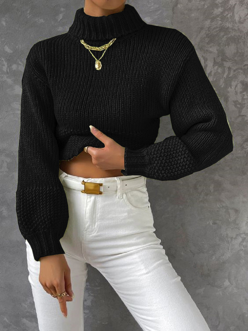 Pull femme moderne manches volumineuses