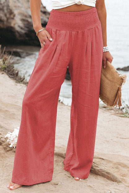 Pantalon en lin femme confortable et élégant