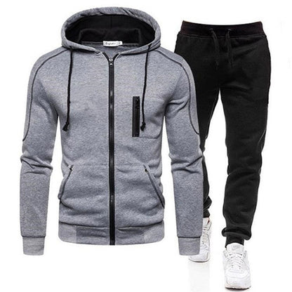 Survêtement de sport pour homme actif avec poches zippées