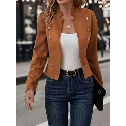 Blazer élégant pour femme, coupe soignée, finitions de qualité